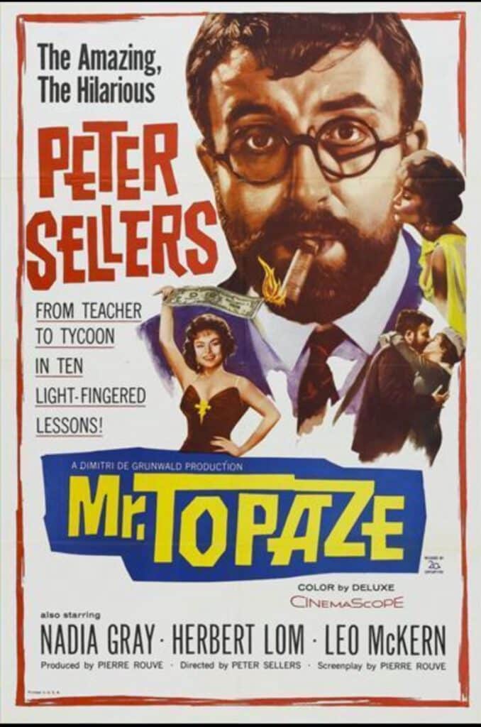 Peter Sellers dans Topaze