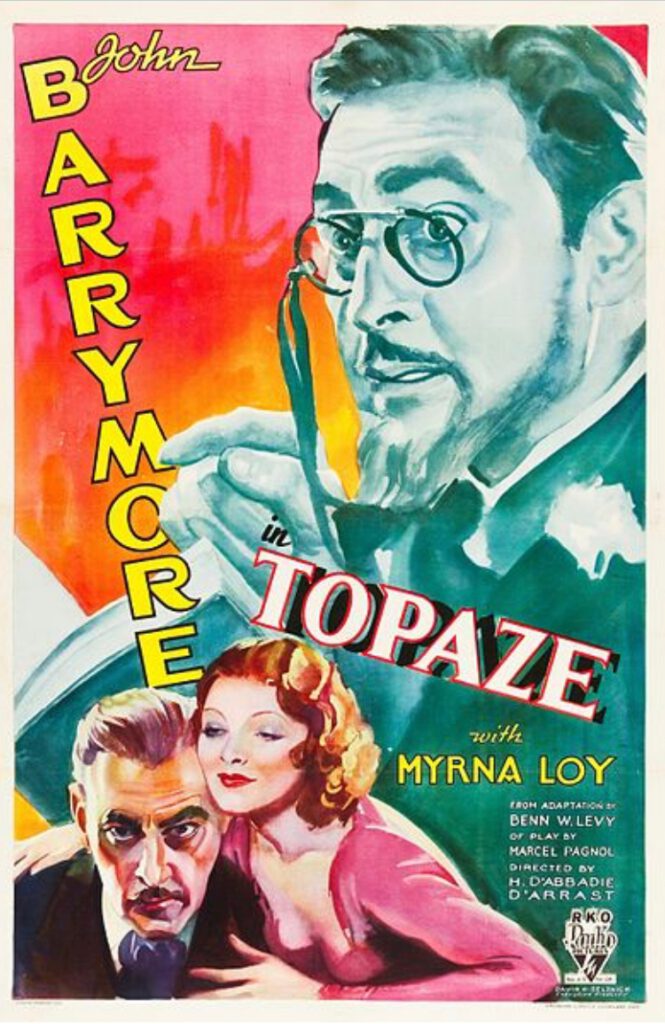 Topaze, starring John Barrymore