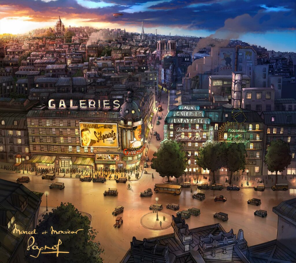 "Marcel et monsieur Pagnol" de Sylvain Chomet.