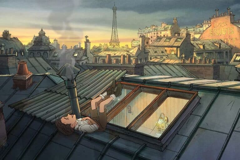 Image du film d'animation "Marcel et Monsieur Pagnol" de Sylvain Chomet (2025). Sortie en France le 15 octobre 2025.