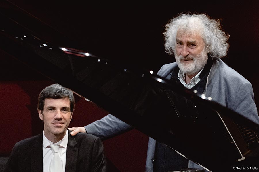 Vincent Fernandel et Franck Ciup interprètent Variations d’Amour, mise en scène de Nicolas Pagnol. Photographie Sophie Di Malta.