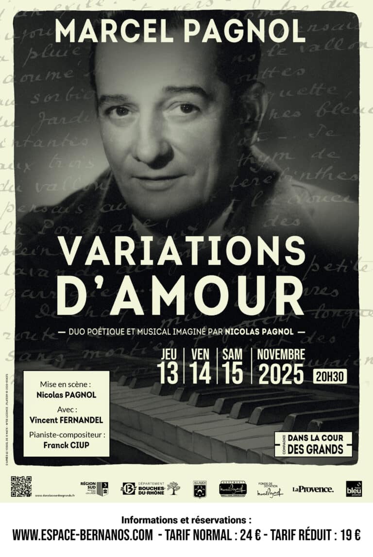 Vincent Fernandel et Franck Ciup interprètent Variations d’Amour, mise en scène de Nicolas Pagnol. Espace Bernanos - Paris